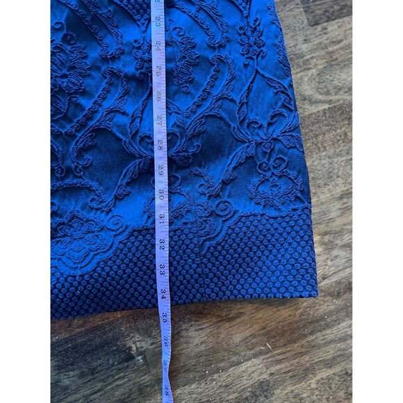 Ted Baker Navy Blue Sleeveless Mini Dress Size 1 Juniors - Picture 10 of 11